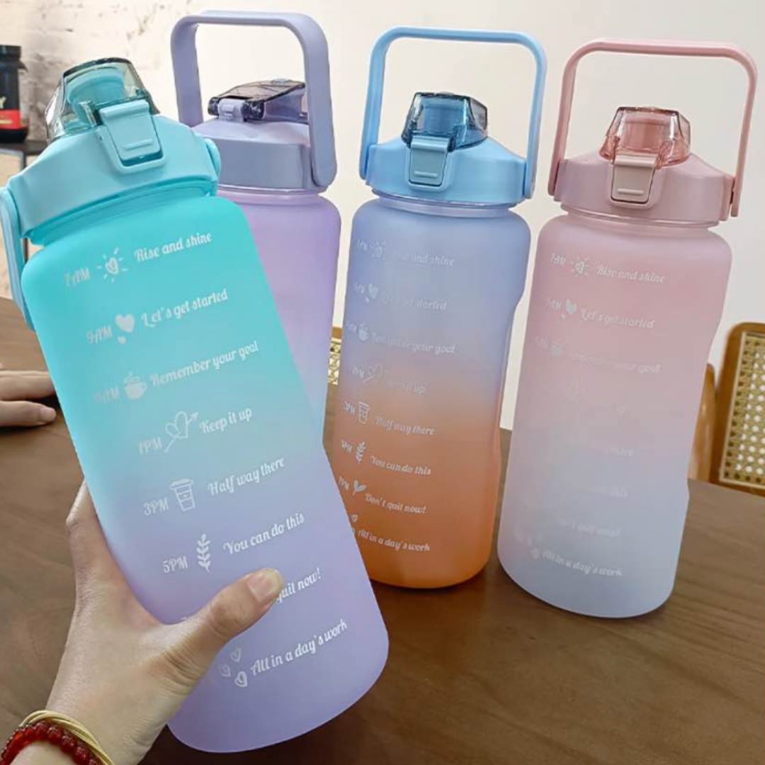 Rainbow Bottle™ I Die 2L motivierende Trinkflasche