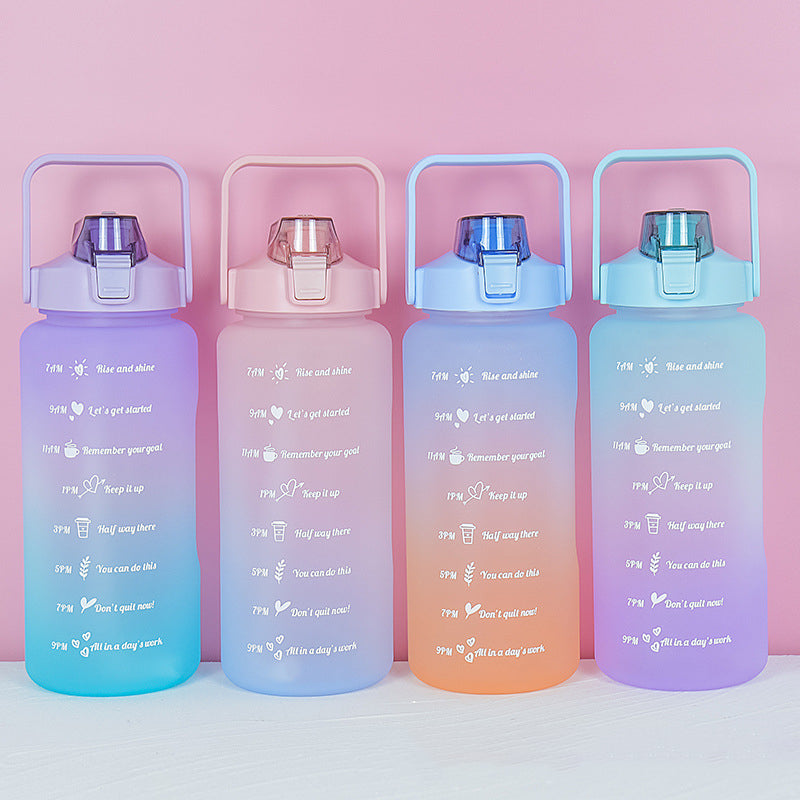 Rainbow Bottle™ I Die 2L motivierende Trinkflasche